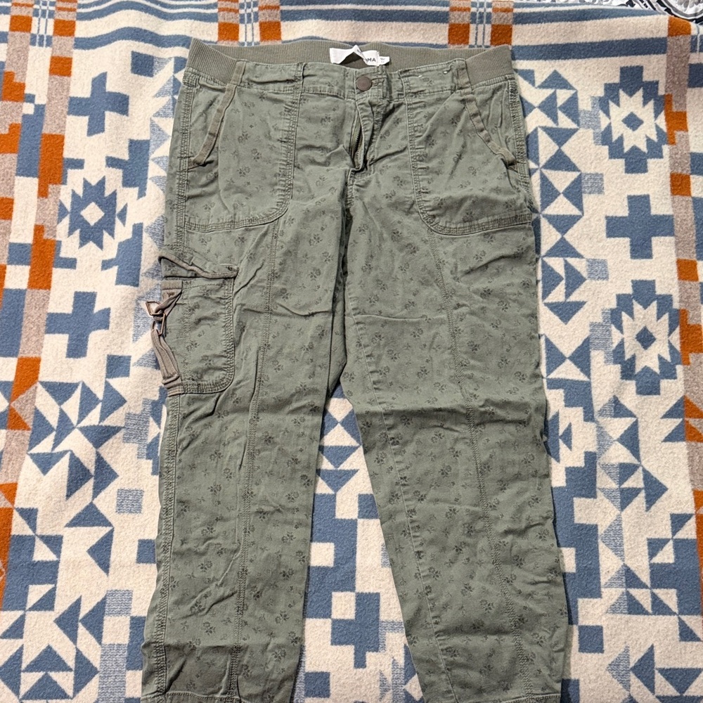 Sonoma Women's Green Cargo Pants